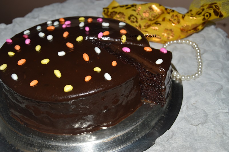rich chocolate truffle cake