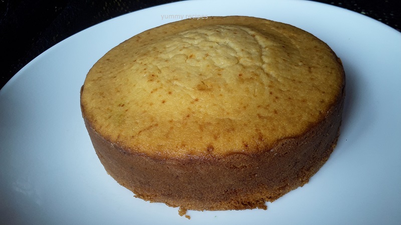 Homemade cake in online pressure cooker