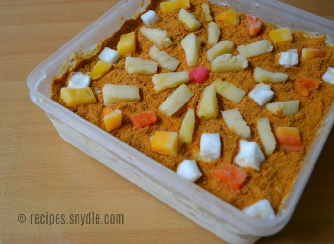 Fruit Cocktail Graham Icebox Cake Yummy Recipes